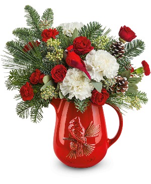Scarlet Cardinal Bouquet Fresh Arrangement