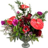 Scarlet Desire Vase Arrangement