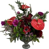 Scarlet Desire Vase Arrangement