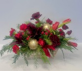 Scarlet Glow Christmas Florals