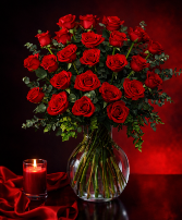 Scarlet Obsession  Two Dozen Red Roses