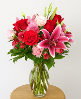 Scarlet Passion Vase Arrangement 