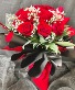 Scarlet Promise Fresh Flower Arrangement