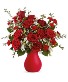Scarlet Wishes Bouquet Vase