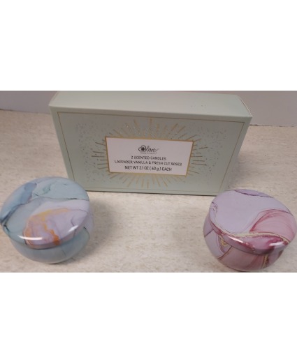 Scented Candles - 2 pcs. NFS-2SC Gifts