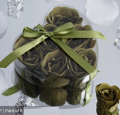 Scented Rose Soap Gift Box - Moss Green Add-on