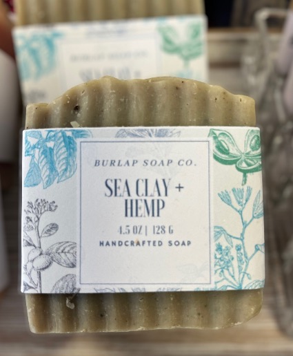 Sea Clay & Hemp Soap All Natural Soap