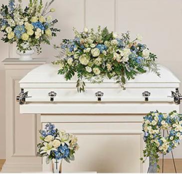 Sea Glass Collection  Funeral Home Flowers in Braintree, MA | Braintree Flower Shop