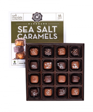 Sea salt Caramels Craft chocolate collection 