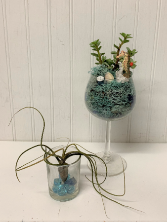 Seascape Succulents/set of 2