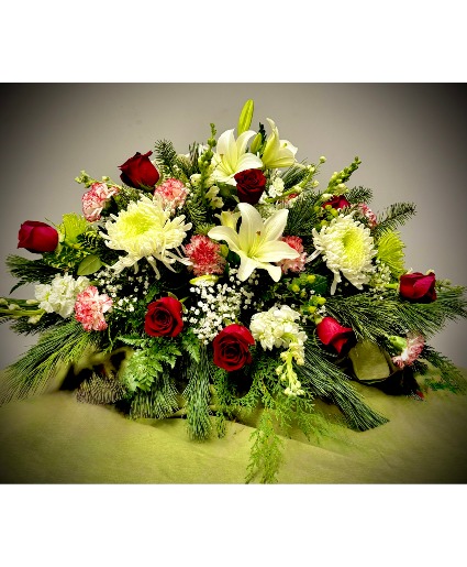 Seasonal Bliss  Casket Spray 