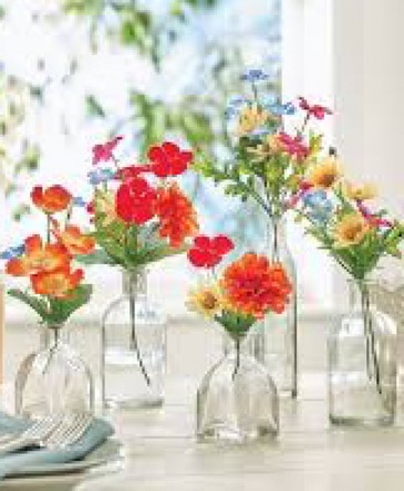 Seasonal Buds Vase Arrangements  in Port Dover, ON | Upsy Daisy Floral Studio