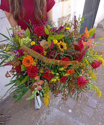 Seasonal Casket Spray  Designer's Choice in Glastonbury, CT | THE FLOWER DISTRICT
