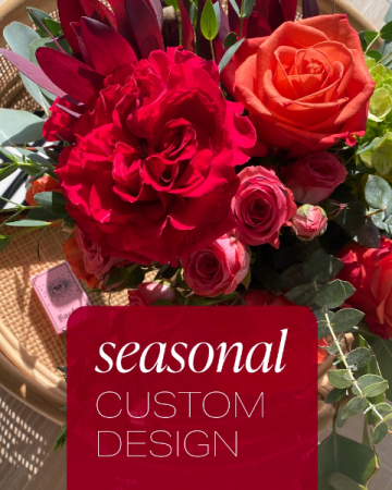 Seasonal Custom Design Flower Arrangement in Macon, GA | PETALS, FLOWERS & MORE