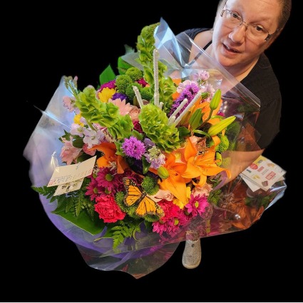 Seasonal fall flower bouqet 
