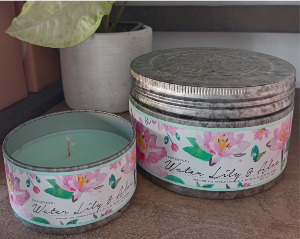 Seasonal Floral Candles - SMALL and LARGE SMALL and LARGE