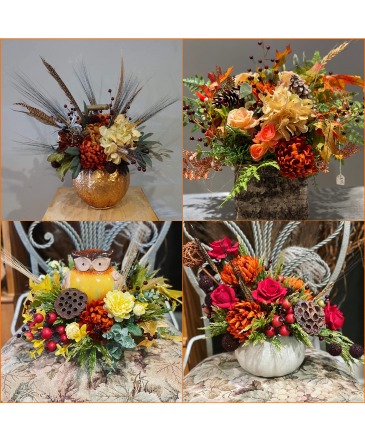 Seasonal Forever Flowers Silk Flower Arrangement in Stony Brook, NY | Village Florist And Events