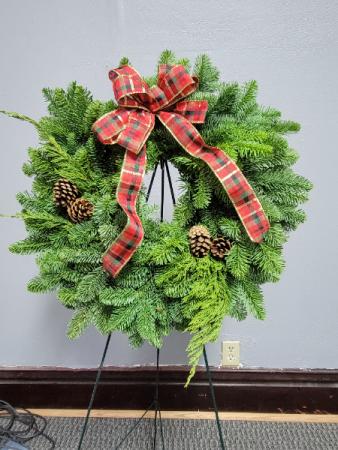 Seasonal Fresh Pine Wreath 