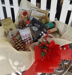 Seasonal Gourmet Baskets Basket Arrangement