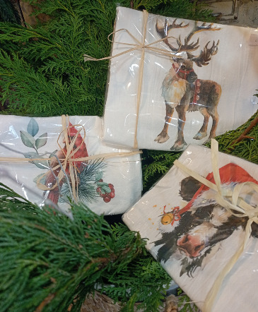 Seasonal Tea Towels   in Glastonbury, CT | THE FLOWER DISTRICT