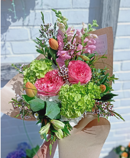 Seasonal Wrapped Bouquet Designer's Choice