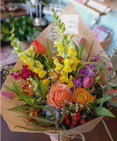Seasonal Wrapped Bouquet Designer's Choice