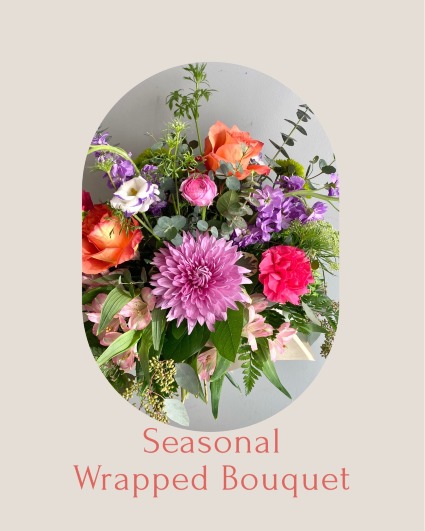 Seasonal Wrapped Bouquet *READ DESCRIPTION*