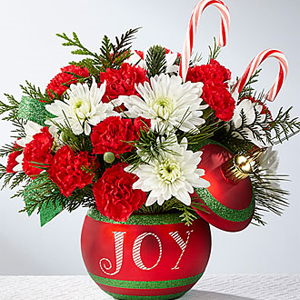 Season's Greetings Bouquet Holiday Floral Arrangement