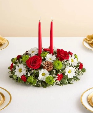 Seasons Greetings Centerpeice  Christmas