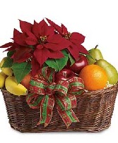 Seasons Greetings Fruit/Gift Basket