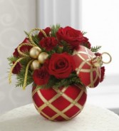 Season's Greetings Holiday Keepsake Arrangement