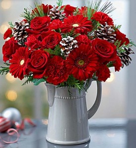 Season’s Greetings™ in a Pitcher in Oakdale, NY | POSH FLORAL DESIGNS INC. Season’s Greetings™ in a Pitcher in Oakdale, NY | POSH FLORAL DESIGNS INC.
