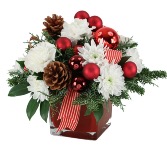Seasons Greetings  Vase 