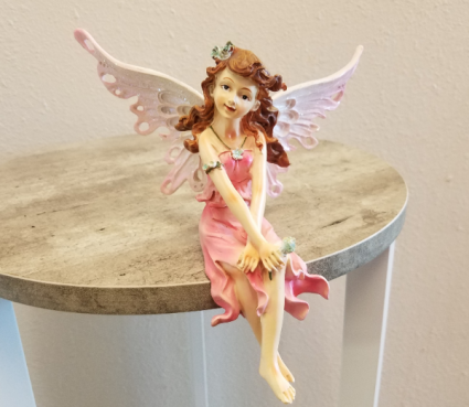 Seated Fairy Figurine 