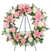 Secret Garden Sympathy Wreath