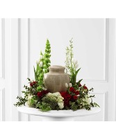 Secret Garden Urn  Arrangement  Substitutions Maybe Necessary