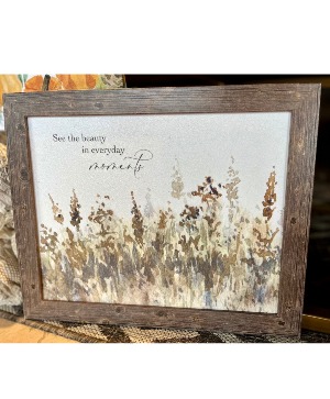 See the Beauty wall or table art