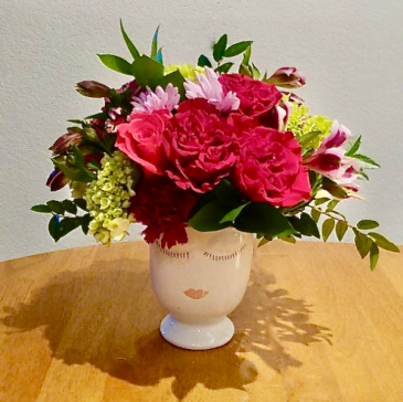 Selfie Spring Vase Flower Arrangement