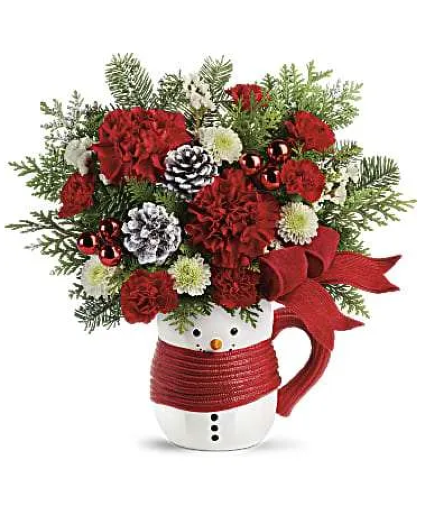 Send a Hug Mug Bouquet Fresh Flowers