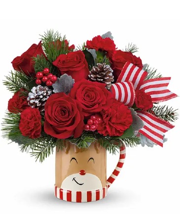 Send a Hug Reindeer Bouquet in Riverside, CA | Willow Branch Florist of Riverside