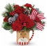 Send A Hug Reindeer Wish Bouquet roses & carnations