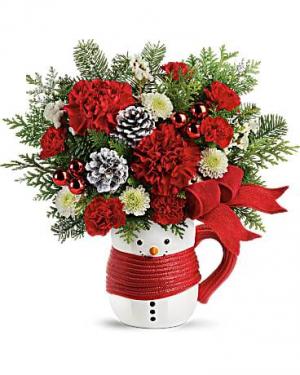 Send a Hug Snowman Mug Bouquet Christmas in Punta Gorda, FL | CHARLOTTE COUNTY FLOWERS Send a Hug Snowman Mug Bouquet Christmas in Punta Gorda, FL | CHARLOTTE COUNTY FLOWERS