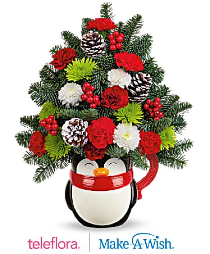 SEND A HUG WARM WISH TREE CHRISTMAS ARRANGEMENT