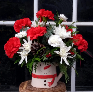 Send a Snowy Smile Mug Arrangement in North Adams, MA | MOUNT WILLIAMS GREENHOUSES INC Send a Snowy Smile Mug Arrangement in North Adams, MA | MOUNT WILLIAMS GREENHOUSES INC