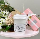 Send Joy: Bouquet, Pastries and Coffee