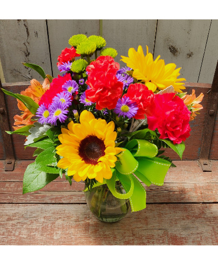 Sending Summer Sunshine Vase Arrangement