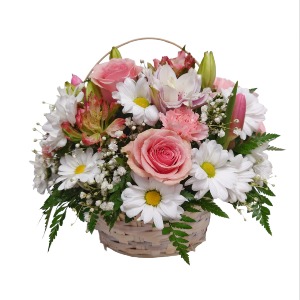  Delicate Flower Basket flowers