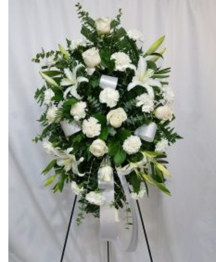 Sentimental Peace FHF-S21001 Fresh Flower Funeral Arrangement