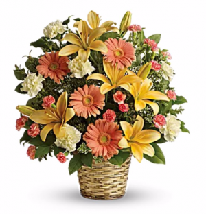 Sentiments Basket Arrangement
