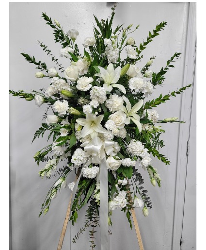 SENTIMENTS OF SERENITY SPRAY FUNERAL FLOWERS